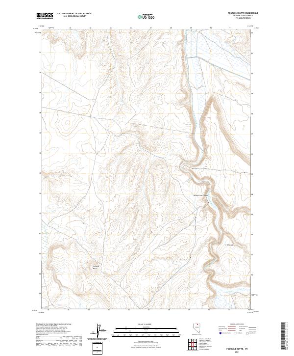 USGS Topographic Map – Fourmile Butte