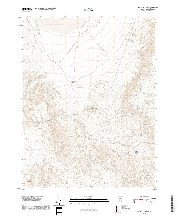 USGS Topographic Map – Fourmile Canyon