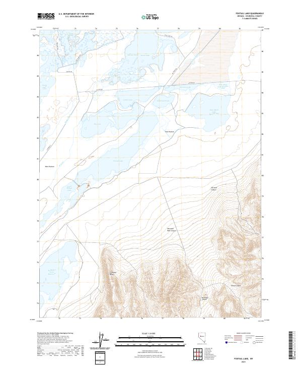 USGS Topographic Map – Foxtail Lake