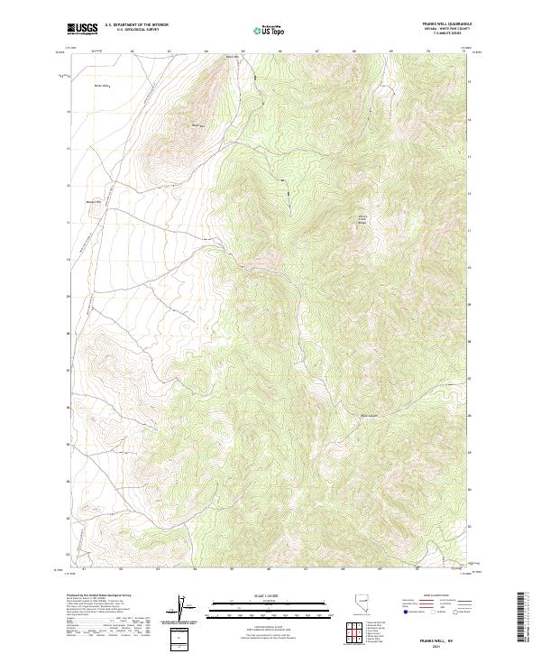 USGS Topographic Map – Franks Well