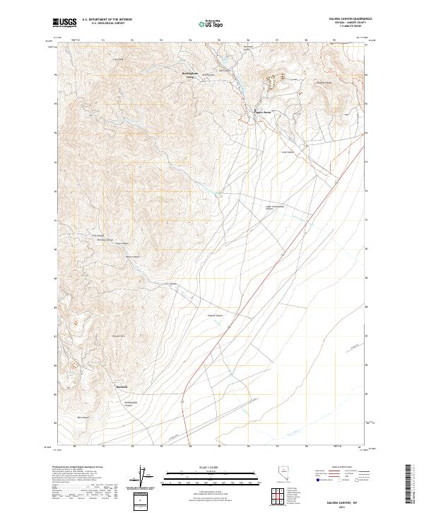 USGS Topographic Map – Galena Canyon