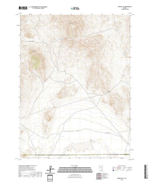 USGS Topographic Map – Garcia Flat