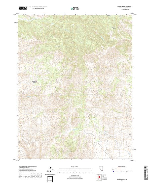 USGS Topographic Map – Garden Spring