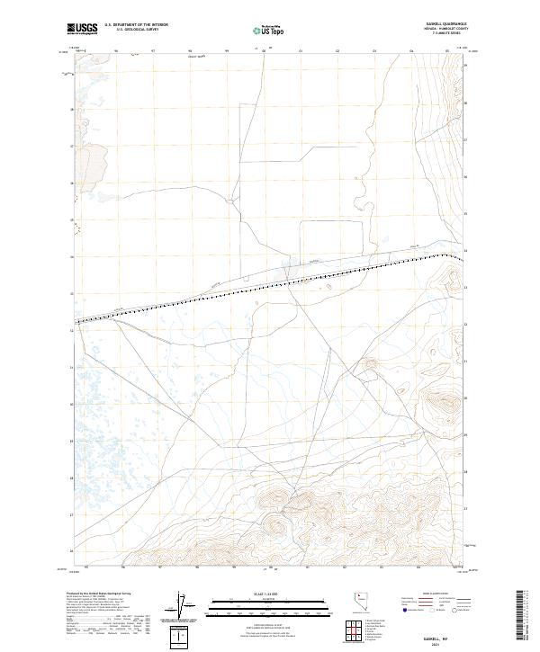 USGS Topographic Map – Gaskell