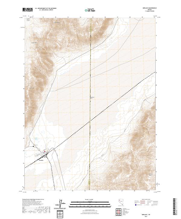 USGS Topographic Map – Gerlach