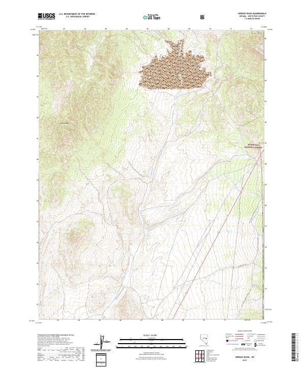 USGS Topographic Map – Giroux Wash