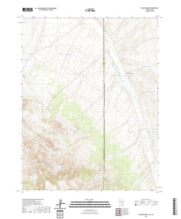 USGS Topographic Map – Gleason Basin