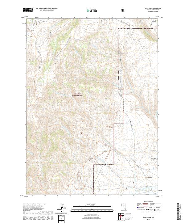 USGS Topographic Map – Goat Creek