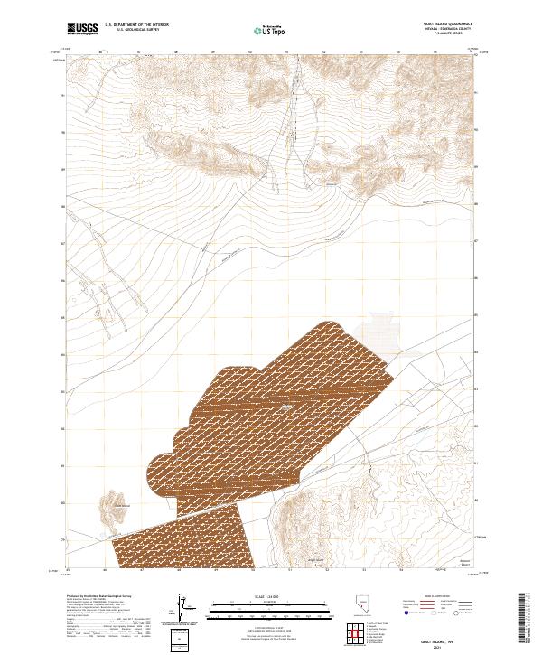 USGS Topographic Map – Goat Island