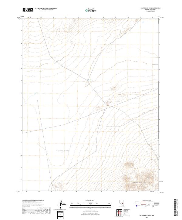 USGS Topographic Map – Goat Ranch Well