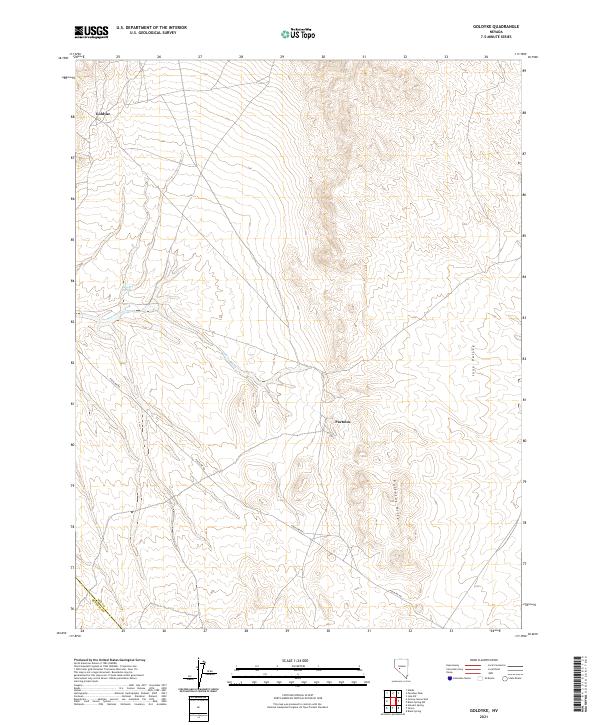 USGS Topographic Map – Goldyke