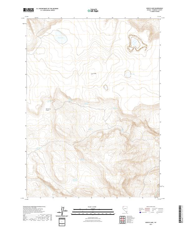 USGS Topographic Map – Gooch Lake
