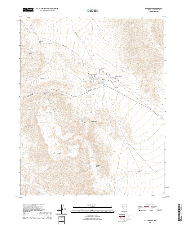 USGS Topographic Map – Goodsprings