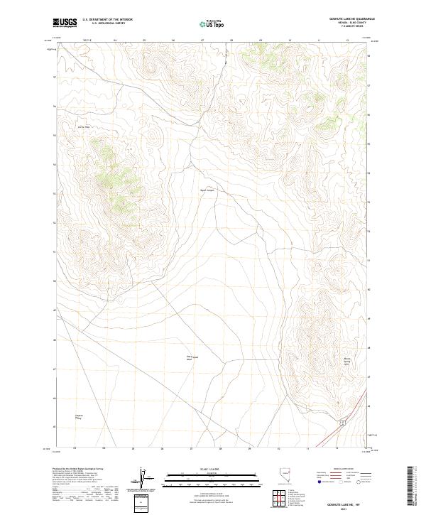 USGS Topographic Map – Goshute Lake NE
