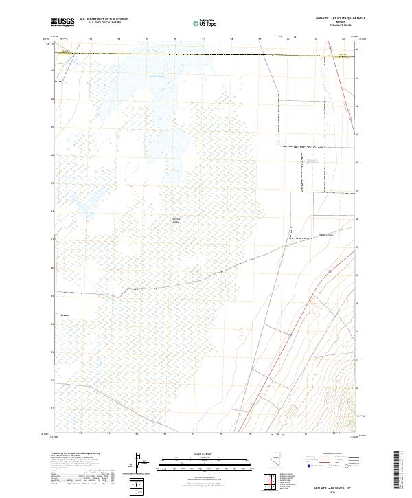 USGS Topographic Map – Goshute Lake South