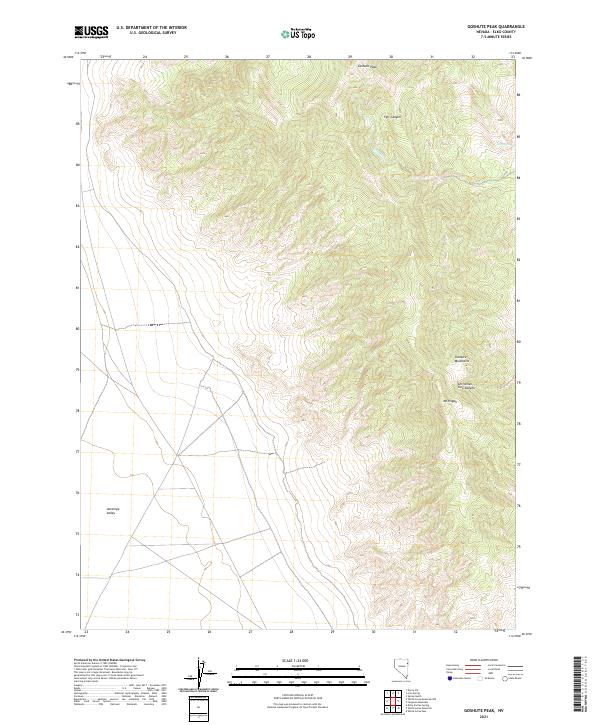 USGS Topographic Map – Goshute Peak