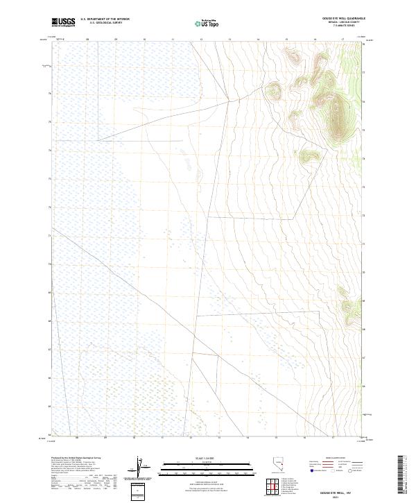 2021 Map of Gouge Eye Well, 2021 Print