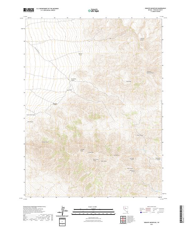 USGS Topographic Map – Granite Mountain