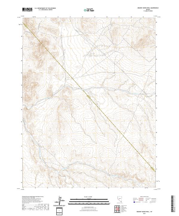 USGS Topographic Map – Granny Goose Well