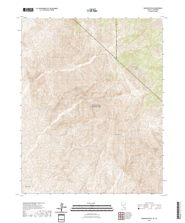 USGS Topographic Map – Grapevine Peak