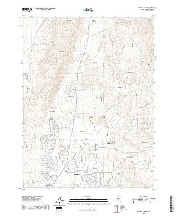 USGS Topographic Map – Griffith Canyon