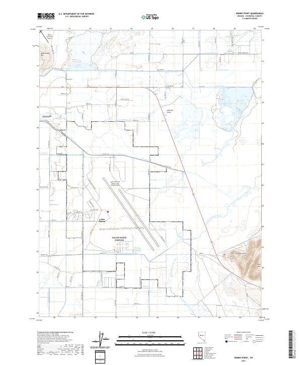 USGS Topographic Map – Grimes Point