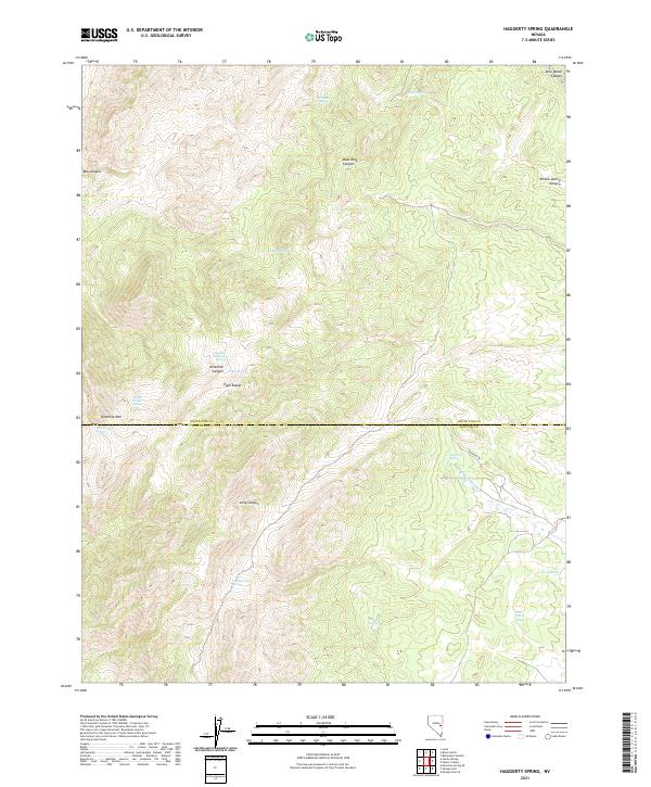 USGS Topographic Map – Haggerty Spring