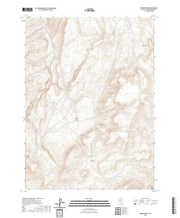 USGS Topographic Map – Hardscrabble