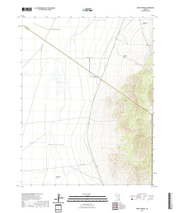 USGS Topographic Map – Hardy Springs