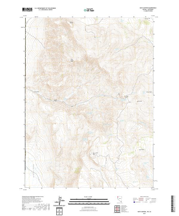 USGS Topographic Map – Hays Canyon