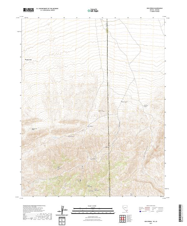 USGS Topographic Map – Hen Spring