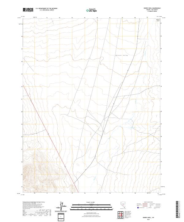 USGS Topographic Map – Henrys Well