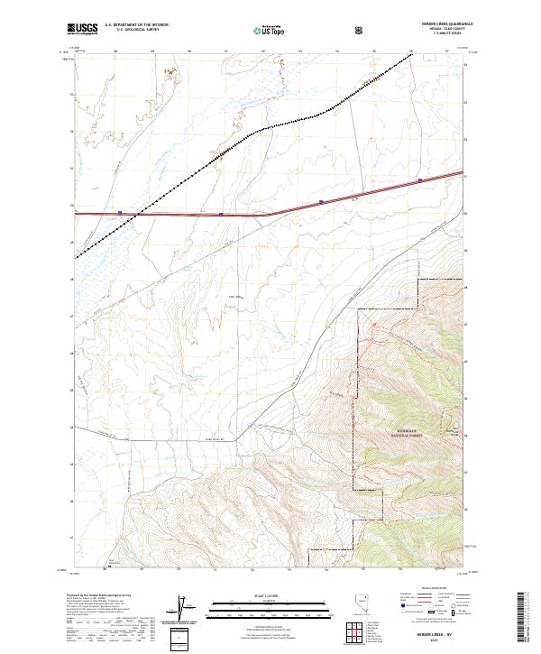 USGS Topographic Map – Herder Creek