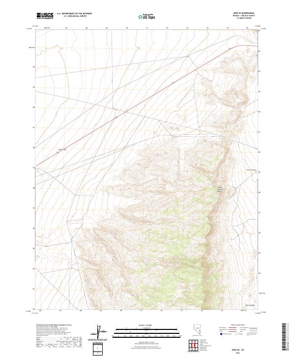 USGS Topographic Map – Hiko SE