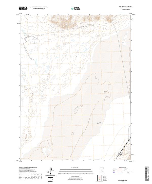 USGS Topographic Map – Hog Spring