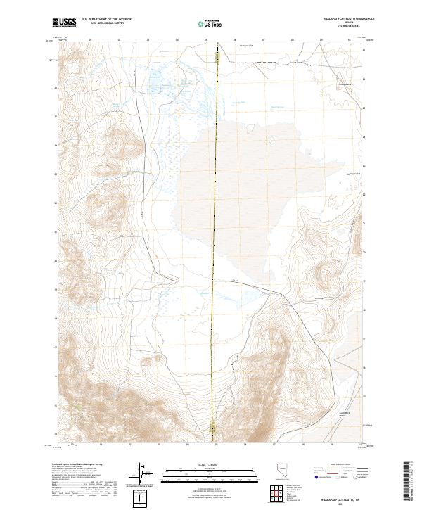 USGS Topographic Map – Hualapai Flat South