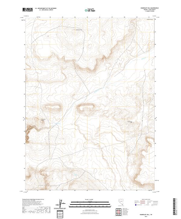 USGS Topographic Map – Humboldt Hill