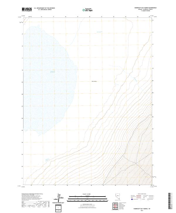 USGS Topographic Map – Humboldt Salt Marsh