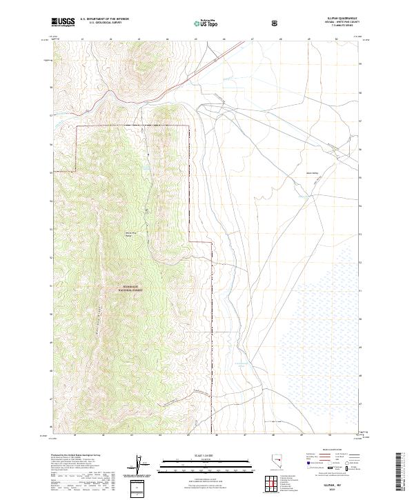 USGS Topographic Map – Illipah