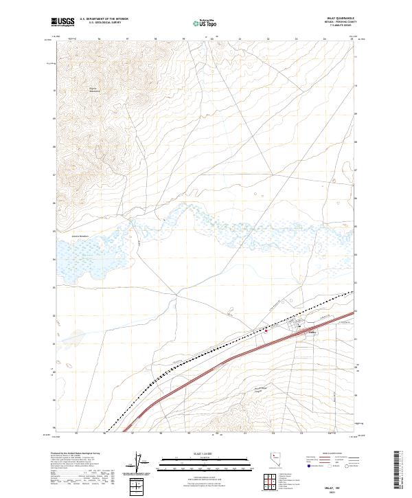 USGS Topographic Map – Imlay