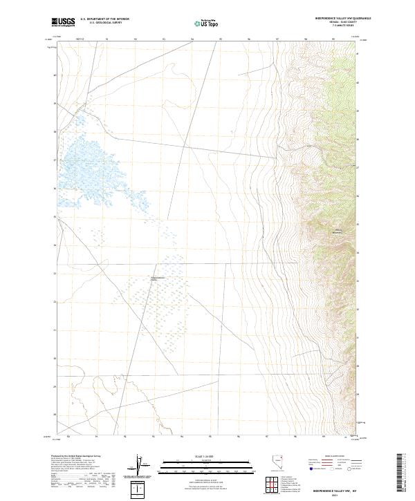 USGS Topographic Map – Independence Valley NW