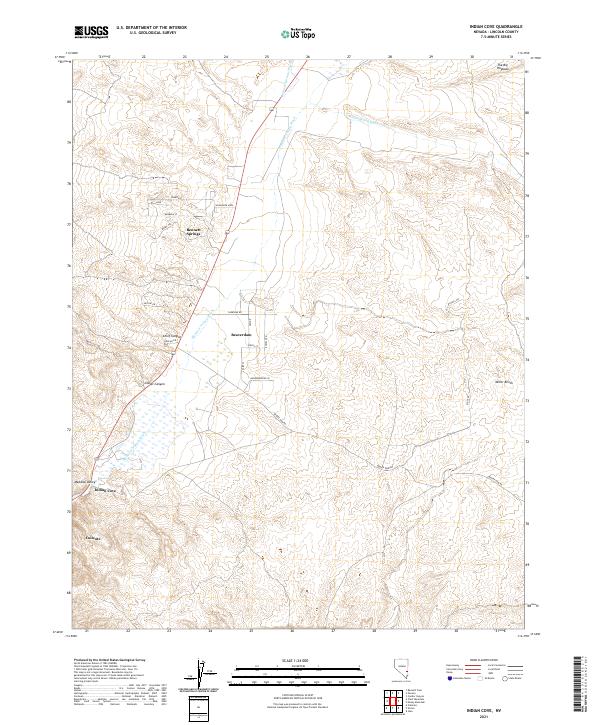 USGS Topographic Map – Indian Cove