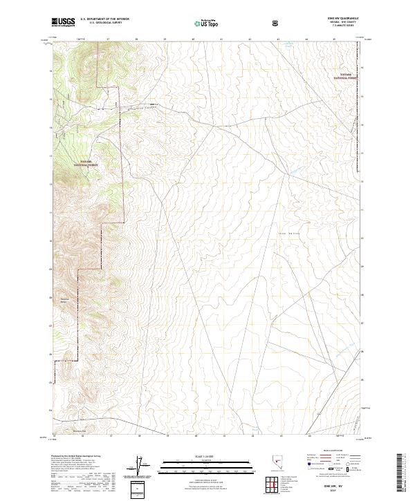 USGS Topographic Map – Ione NW