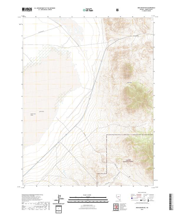 USGS Topographic Map – Iron Mountain