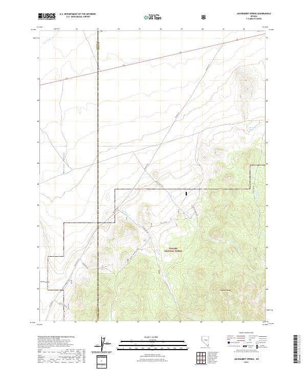 USGS Topographic Map – Jackrabbit Spring