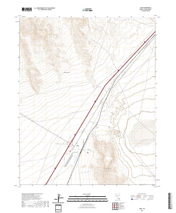 USGS Topographic Map – Jean