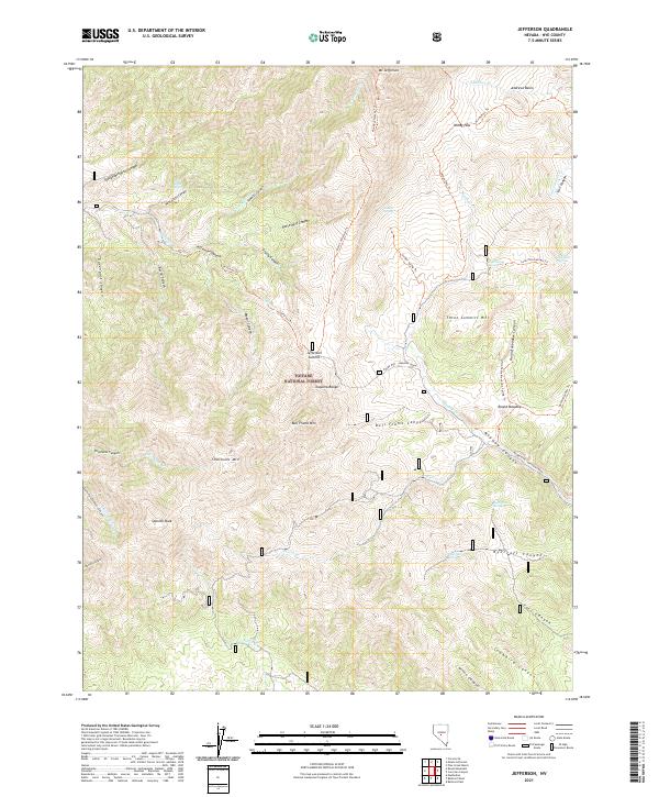 USGS Topographic Map – Jefferson