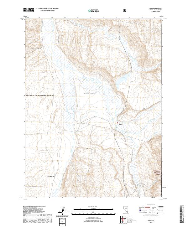 USGS Topographic Map – Jiggs