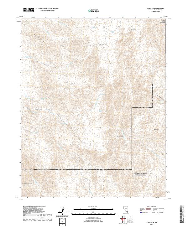 USGS Topographic Map – Jumbo Peak
