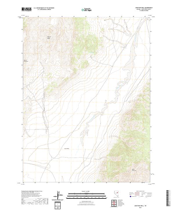 USGS Topographic Map – Junction Well
